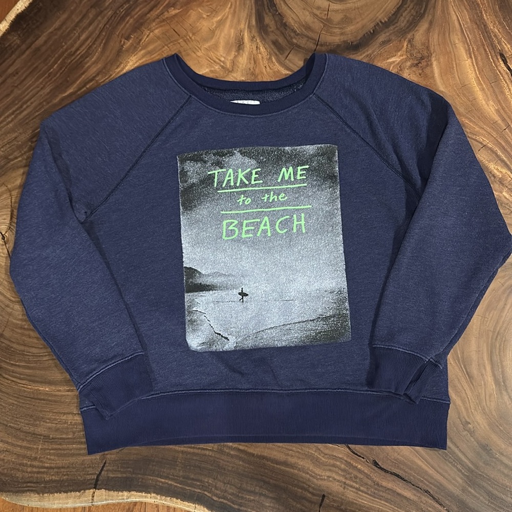 American Eagle Meet Me at the Beach pullover sweatshirt